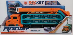 CAMION PISTA 120CM C/ 3 COCHES DIE-CAST