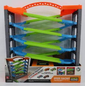 PISTA SPEED RACING 5 PISOS + 2 COCHES