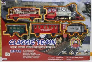 TREN CON VIAS OESTE C/VIAS HUMO 22 PZAS