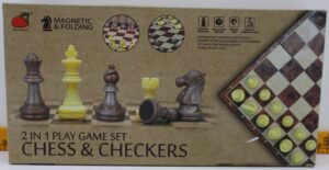 AJEDREZ DAMAS PLEGABLE MED