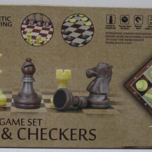 AJEDREZ DAMAS PLEGABLE MED