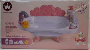 BAÑERA CON AGUA + 6 ACCESORIOS