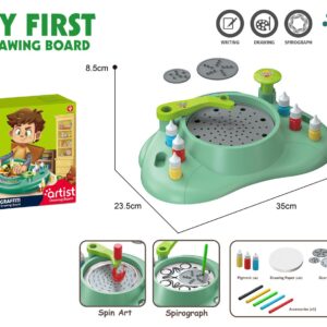 JUEGO SPIROGRAPH + SPIN ART 2EN1 C/13 ACC