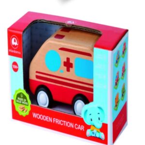 COCHE AMBULANCIA MADERA