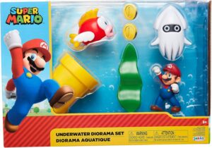 Set Mundo Submarino-super Mario diorama