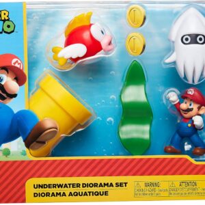 Set Mundo Submarino-super Mario diorama