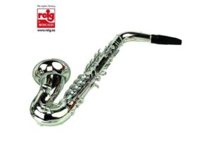 Saxofón Metalizado de 41 cm juguete musical