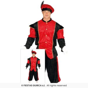 DISFRAZ PAJE ROJO 52-54 T.M