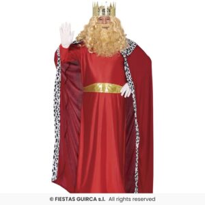 DISFRAZ REY MAGO  ROJO T.L 52-54