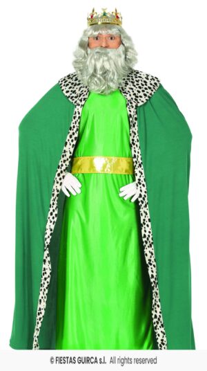 DISFRAZ REY MAGO VERDE T.L 52-54