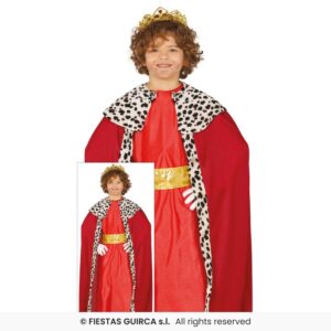DISFRAZ REY MAGO ROJO 3-4 AÑOS