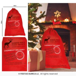 SACO PAPA NOEL FIELTRO 65X45 CMS