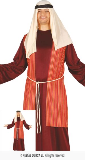 DISFRAZ PASTOR SAN JOSE MARRON T.L 52-54