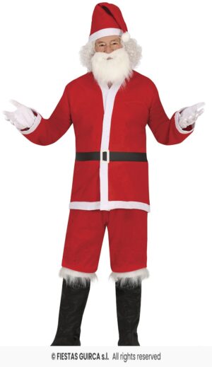 DISFRAZ PAPA NOEL ECONOMICO T.M 48-50
