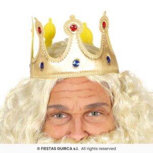 CORONA REY TELA ORO 