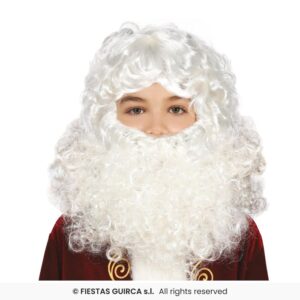 PELUCA Y BARBA PAPA NOEL INFANTIL