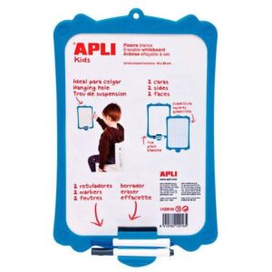 Pizarra Blanca Rigida con Borrador y Rotuladores