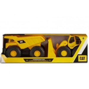CAT  2 vehículos de construcción de 25 cm - Camión Volquete, Pala Cargadora