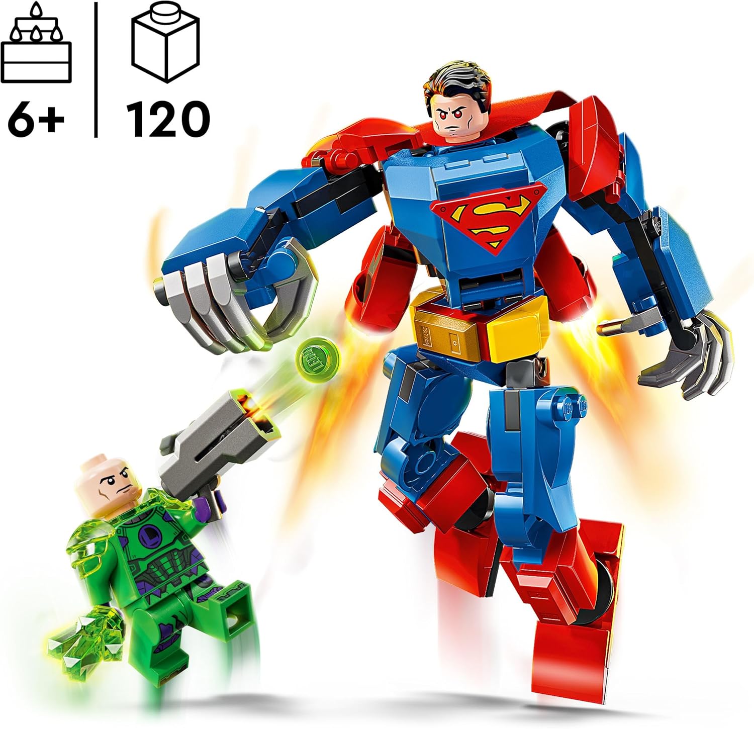 76302 Superman Mech vs. Lex Luthor Lego - Imagen 2