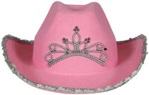 SOMBRERO COWBOY FIELTRO  ROSA, INFANTIL