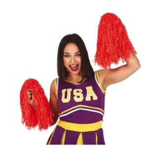 CARTON 2 POM-POM ROJOS 80 GR.