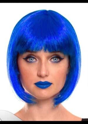 PELUCA MEDIA MELENA AZUL 100 GR.