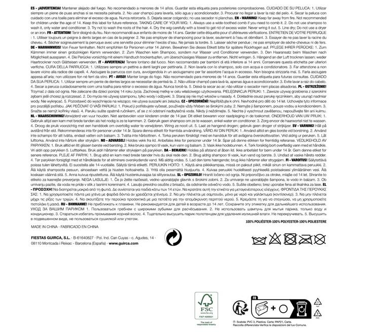 PELUCA CORTA MORENA NEGRA HOMBRE - Imagen 3