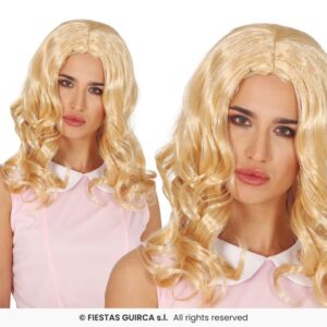 PELUCA RUBIA EN CAJA