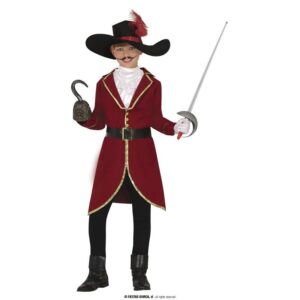DISFRAZ PIRATA CAPITAN GARFIO 3-4 Años
