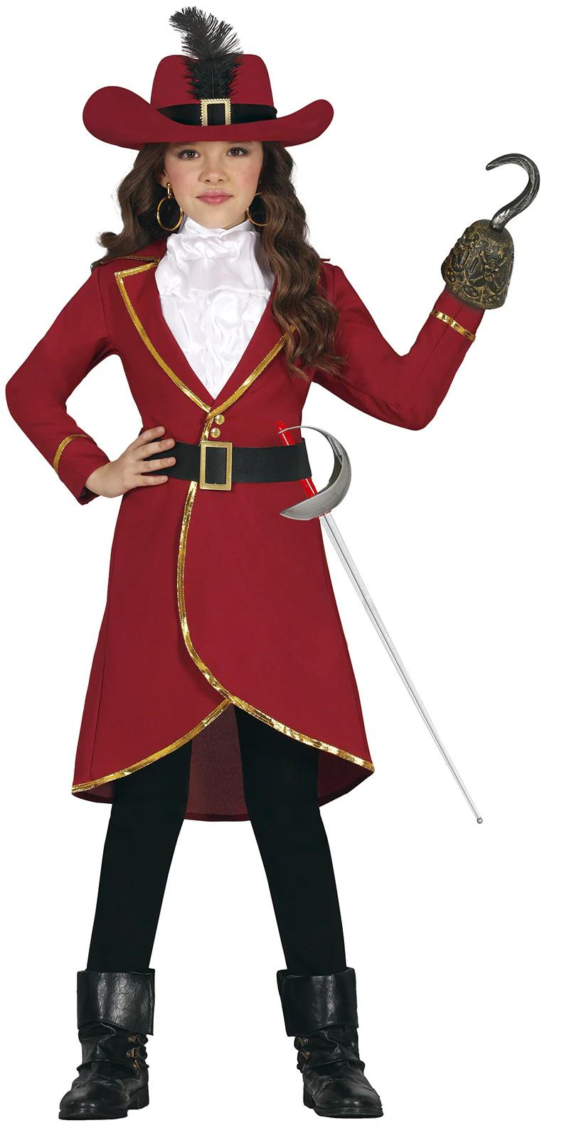 DISFRAZ PIRATA CAPITAN GARFIO 5-6 Años - Imagen 3