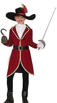 DISFRAZ PIRATA CAPITAN GARFIO 10-12 Años