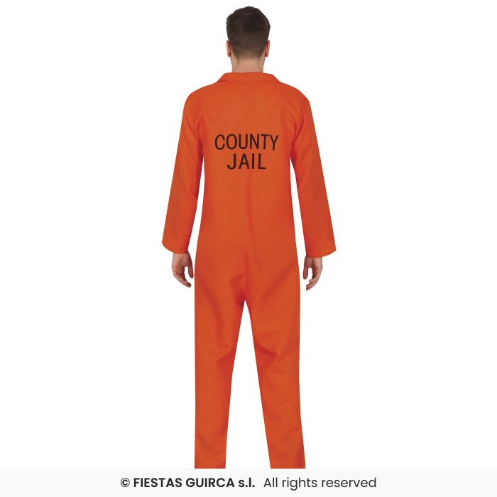 DISFRAZ CONVICTO PRESO NARANJA (S) - Imagen 3