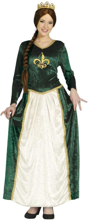 DISFRAZ REINA MEDIEVAL, ADULTA, 44 – 46 (XL)