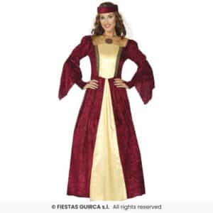 DISFRAZ DAMA MEDIEVAL, ADULTA, 44 – 46 (XL)