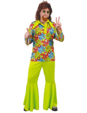 DISFRAZ FLOWER POWER, ADULTO, 54 – 56 (XL)