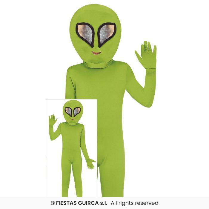 Disfraz alien extraterrestre 5-6 años