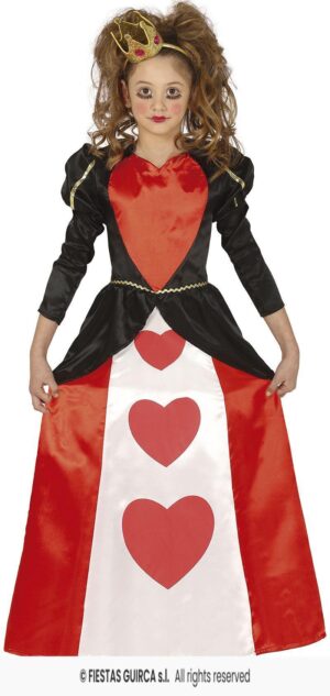 DISFRAZ REINA CORAZONES 10-12 AÑOS