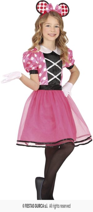 DISFRAZ RATONCITA ROSA 3-4 AÑOS MINNIE