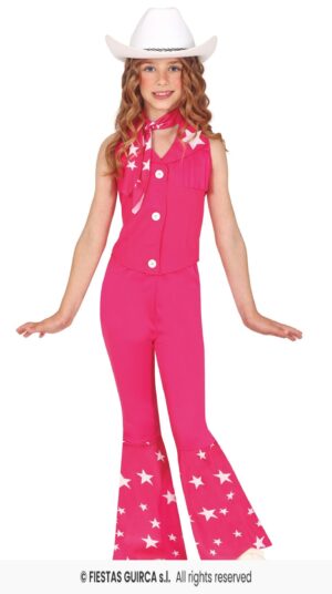 DISFRAZ BARBIE PINK COUNTRY 7-9 Años