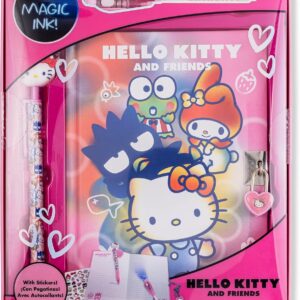 Diario Con Boligrafo Magico Hello Kitty + Boligrafo Con Topper