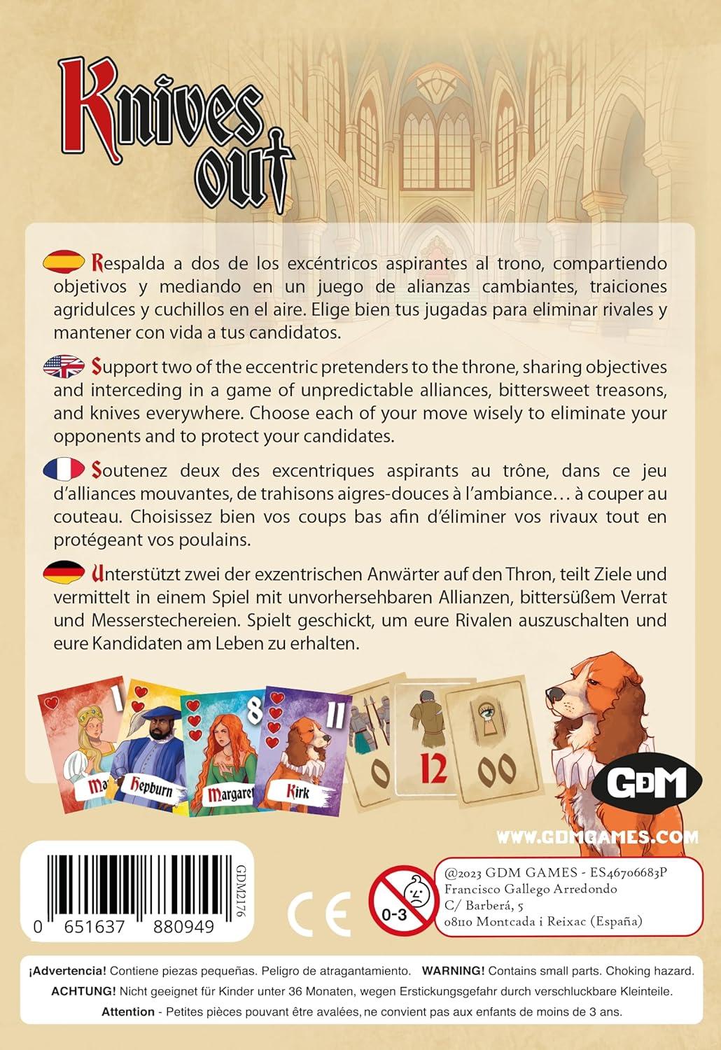 Knives out - Juego de Mesa de Estrategia - Imagen 3