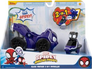 Spidey and Friends Jump Attack Vehicle - Black Panther