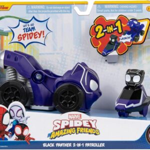 Spidey and Friends Jump Attack Vehicle - Black Panther