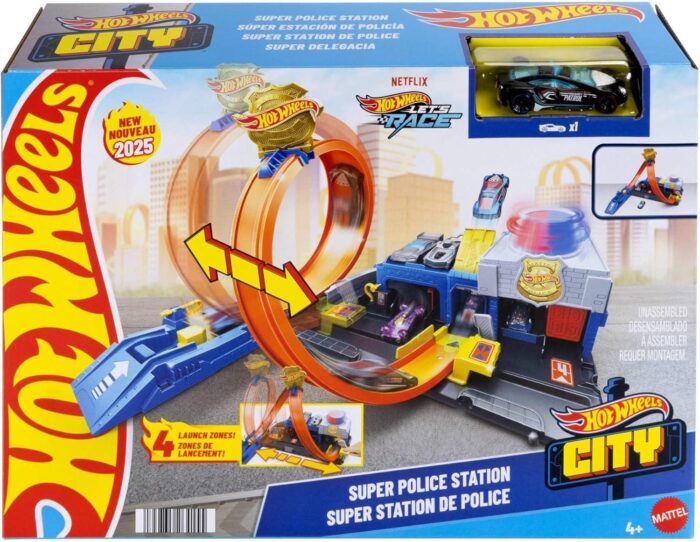 Hot Wheels Supercomisaría de policía Conjunto - Imagen 5