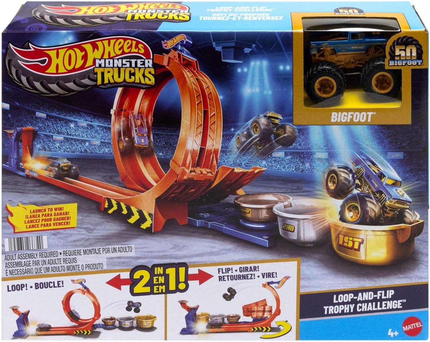 Hot Wheels Monster Trucks Trofeo Challenge De - Imagen 6