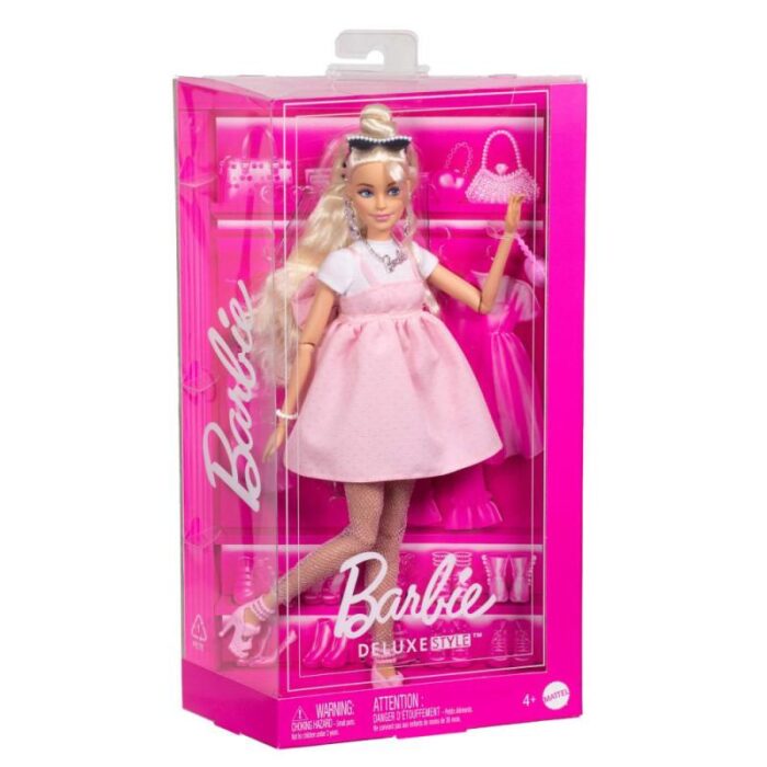 Muñeca Barbie Deluxe Style Nº 3 con Vestido Barbiecore - Imagen 4