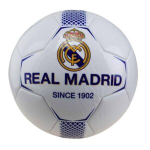 Balón Grande Real Madrid Blanco Azul Escudo T.5
