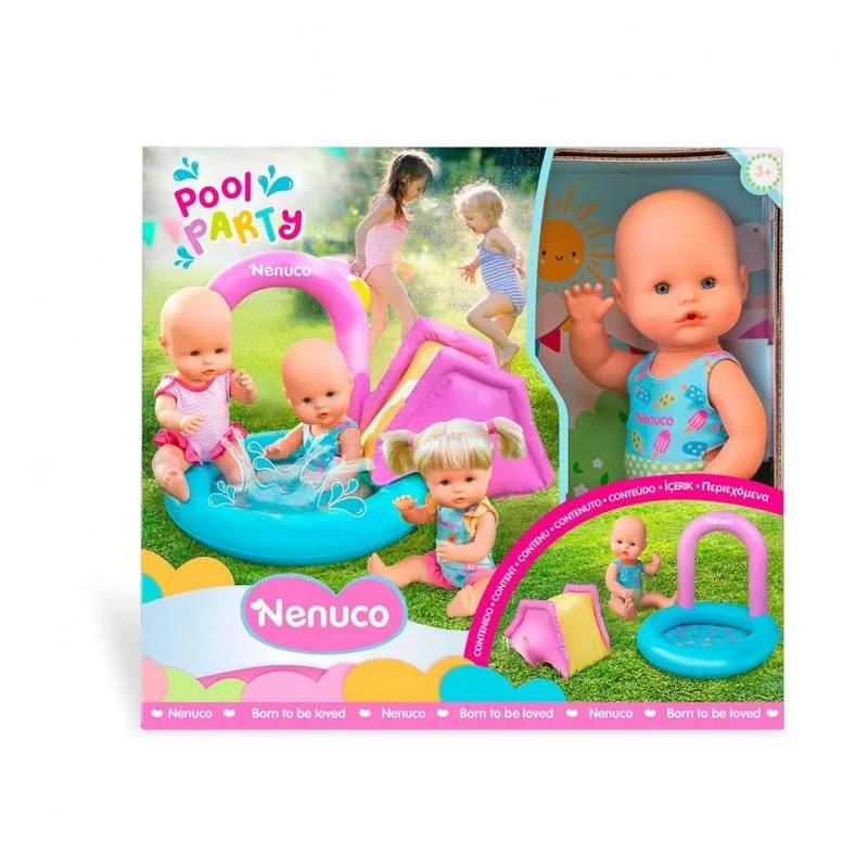 Muñeco Nenuco Fiesta en la Piscina ¡Diversión Acuática!