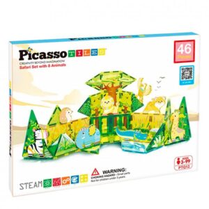 Bloques Magneticos Safari Picasso Tiles 8 Figuras