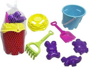 Cubo Playa Castillo c/5 Accesorios